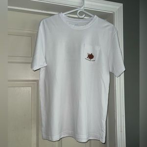 Southern Tide shirt sleeve football tshirt, adult medium, good condition